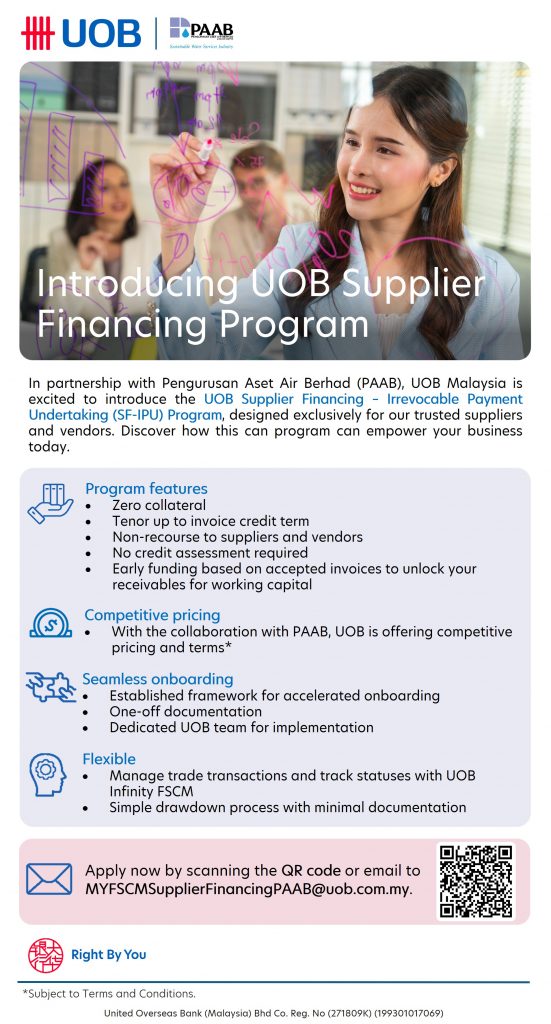 UOB x PAAB - Supplier Financing